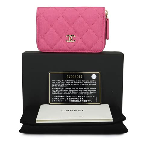 chanel zipped coin purse pink|chanel classic coin purse.